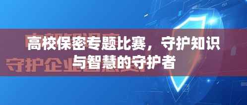 高校保密专题比赛,守护知识与智慧的守护者