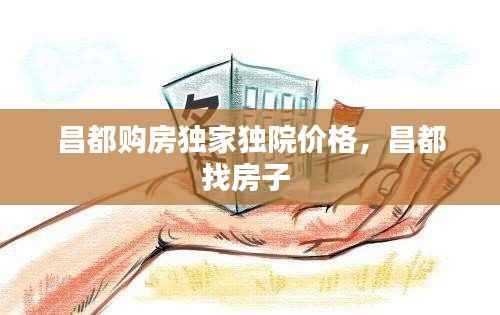 昌都购房独家独院价格,昌都找房子