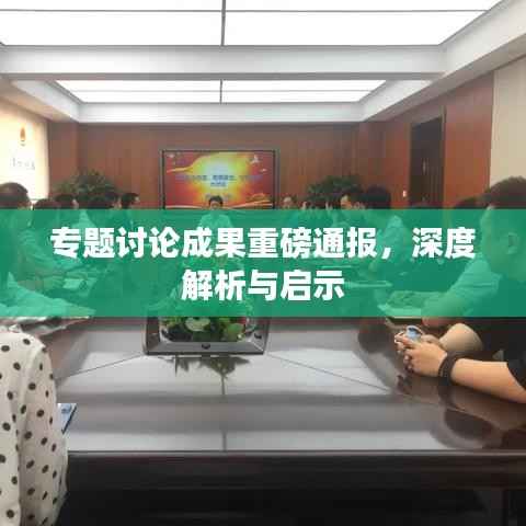专题讨论成果重磅通报,深度解析与启示