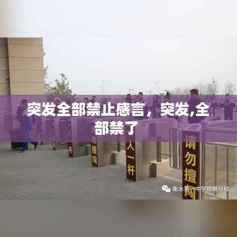 突发全部禁止感言,突发,全部禁了