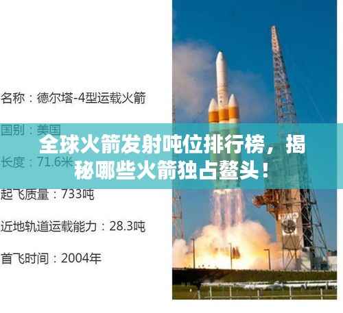 全球火箭发射吨位排行榜,揭秘哪些火箭独占鳌头!