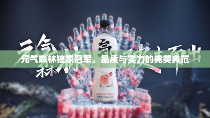 元气森林独家冠军,品质与实力的完美典范